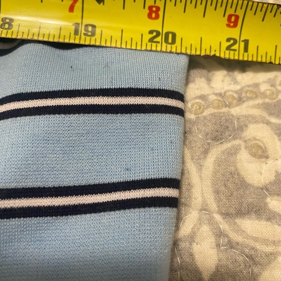 Draper James Navy Striped Dress Size 1X a-line knee length comfort - Picture 4 of 8